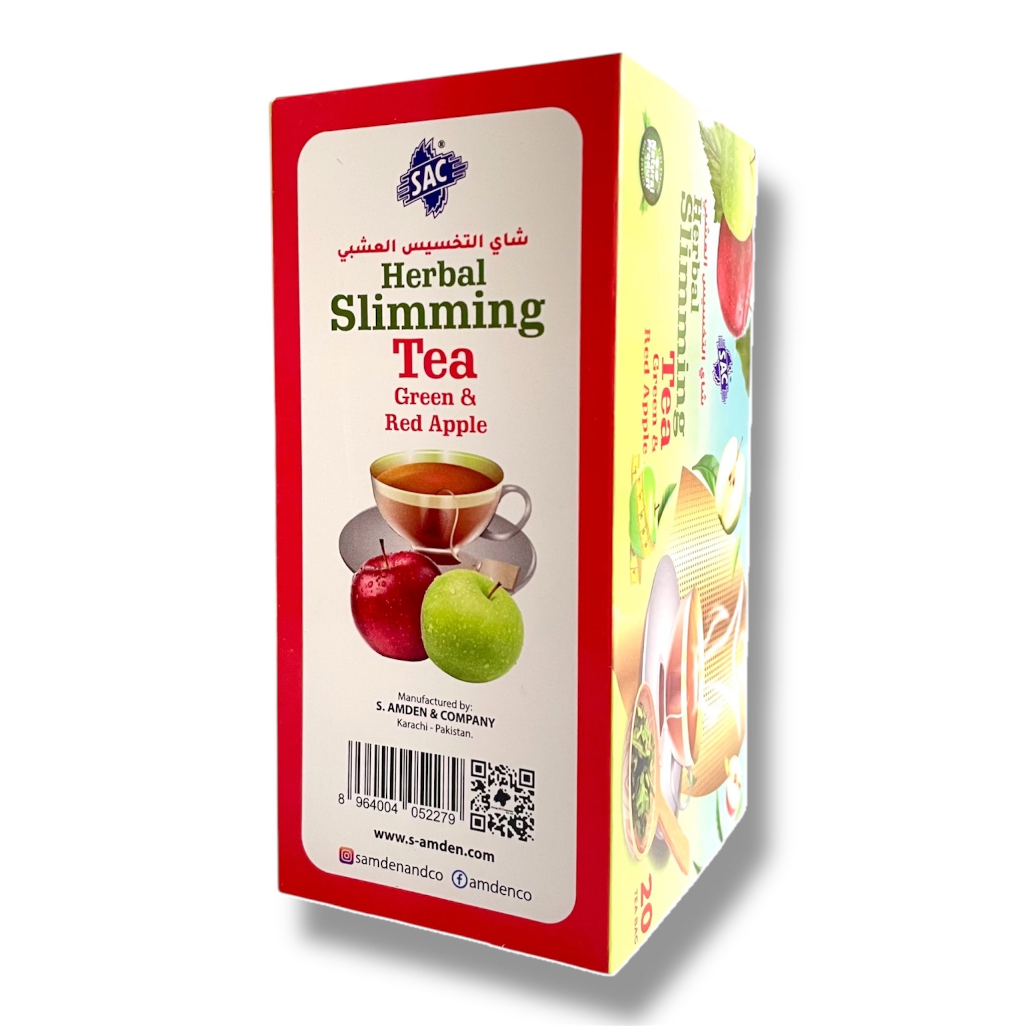 Thé Minceur aux Herbes Pomme Verte & Pomme Rouge - Le Coin Shifaa